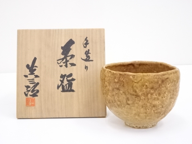 JAPANESE TEA CEREMONY / HAND THROWN CHAWAN(TEA BOWL) / BY SHINZABURO TAKEUCHI